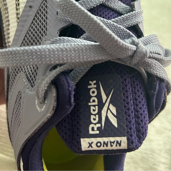 REEBOK ladies grey/purple sz9 athletic shoes ⭐️⭐️⭐️ - Picture 6 of 6
